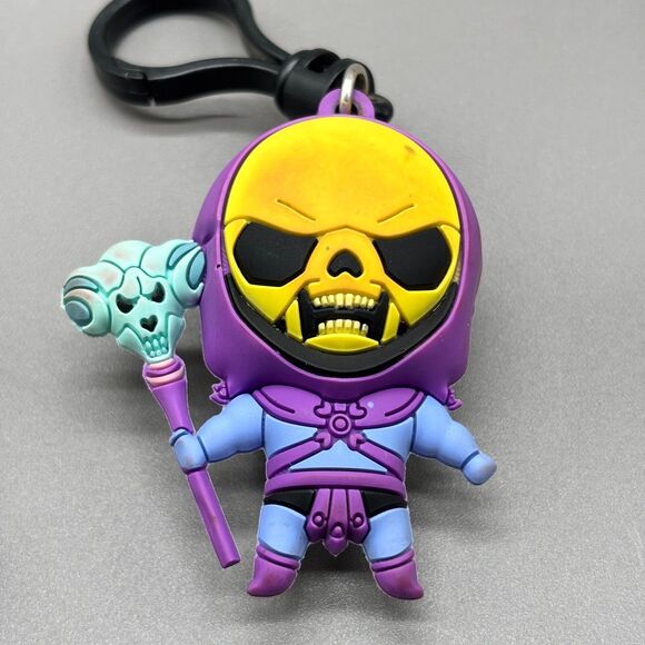 Masters of The Universe Bag Clip Keychain Lot MOTU Skeletor Evil Lyn Orko Adam - Picture 7 of 12